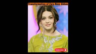 Transformation of Zara Noor Abbas #ytshort #short #zaranoorabbas