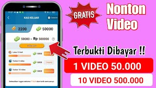 Bikin Nagih.! Nonton 1 Video Dibayar 50 Ribu Terbukti Gratis - Cara Dapat Uang Dari Internet 2024