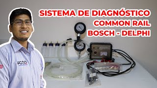 SISTEMA DE DIAGNÓSTICO COMMON RAIL  - BOSCH - DELPHI