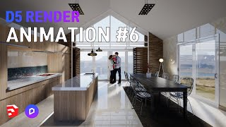 D5 렌더 | D5 RENDER ANIMATION #6 | Kitchen