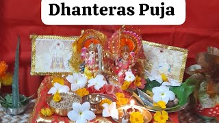 Dhanteras puja #trending #puja #dhanteras