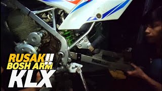 GANTI BOSH ARM KLX | Biar nyaman dipakai trabas