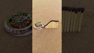 Small Ground Chakkar vs Matchstick | #shorts #diwali