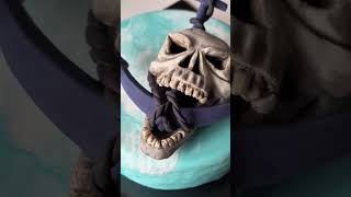 Красивый до ужаса💀💀💀💖Terribly beautiful mousse cake👻 #cake #halloween