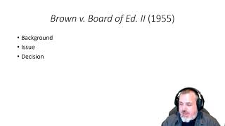 POLS 3321: Brown v. Board of Education II (1955)