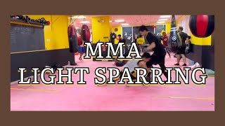 MMA LIGHT SPARRING #sparring #mma #mmafighter