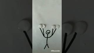 Water art #trending #like #subscribe #share #new #art #water #stickman #waterart  #asmr #satisfying