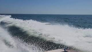 crossing the chesapeake bay Bridge tunnel ...almost home #lilyrose