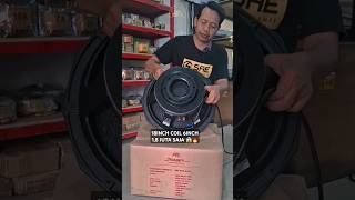 1,8JT SUDAH DAPAT 18IN COIL 6IN?? SPEAKER THUNDER BOSS 😱🔥🔥 #sub #ceksoud #speaker #viral #ytshorts