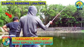 🔴Tarikan ikan nila yang bikin ketagihan✔Mancing nila di telagasari