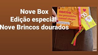 Nove Box Edição Especial 9 brincos dourados 39,00 Maio 2021