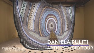 Painting with Textiles | Daniela Puliti Studio Tour