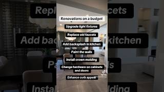 Renovations on a budget