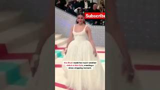 Alia Bhatt First Met gala look...#aliabhatt #metgala #pearl #dress #newyork #viral