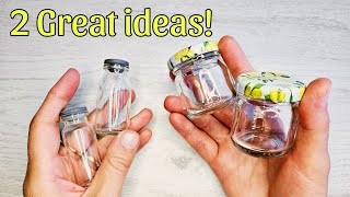 2 İncredibly Cool İdeas With Tiny Glass Jars! DİY!