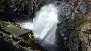 The outlet at Hetch Hetchy Dam in Yosemite Natl. Park