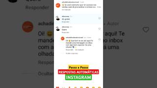 ✅RESOLVIDO! Como criar Automação de Resposta Automática no Instagram | Responde Comentário e Direct