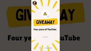 Follow for Giveaway Gift Hampers |  Four Years on YouTube #viral #vlog #food #instareels #shorts