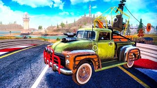 CLASSIC Vintage Car Loading Small HELICOPTER Off The Road Unleashed Nintendo Switch Gameplay HD