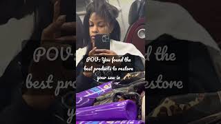 USING AUSSIE: MIRACLE MOIST TO REVIVE MY SEW IN | *BLACK GIRL HAIR CARE 2023*