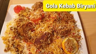 Gola Kebab Biryani