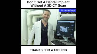 Don’t Get A Dental Implant Without A 3D CT Scan | Pure Dental Health | Dr. Justin Scott | Atlanta