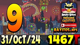 Angry Birds Friends Level 9 Tournament 1467 Highscore  POWER-UP walkthrough