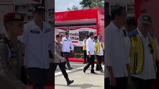 Menteri ATR/Kepala BPN, AHY Dampingi Presiden Joko Widodo Resmikan Jalan Tol Pekanbaru-Padang