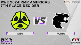 M80 vs. FURIA | 7TH Place Decider | Americas RMR | Shanghai Major 2024