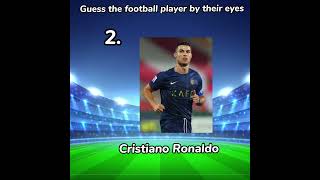 Guess the football player by their eyes