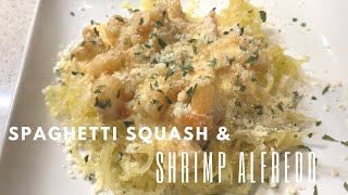 Spaghetti Squash with Shrimp Alfredo | How to Make | Step-by-Step