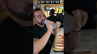 Quantos hotdogs eu dou conta de comer em 16 minutos? 🌭 #shorts