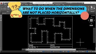 WHAT TO DO WHEN THE DIMENSIONS ARE NOT PLACED HORIZONTALLY?