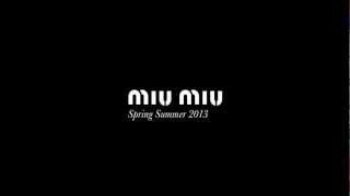 Miu Miu Campaign With Adriana Lima S/S 2013