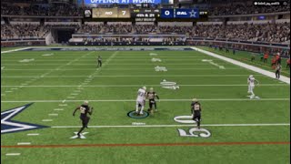 Saints vs cowboys madden24