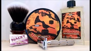 DE shave #7 A PAA Sundown shave