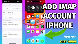 How To Set Up Mail On Your iPhone (IMAP) | Adding IMAP Email Tutorial