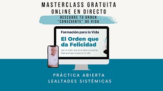 MasterClass el Orden que da felicidad.