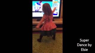 Super Hip Dance of A Cute Little Girl