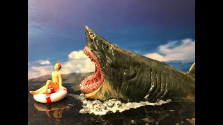 How to make a Megalodon Diorama. Simply  / resin art / epoxy resin / resin artist  / resin artwork