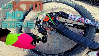 ESTO LE PASO A LA KTM UN DESATRE | Como arreglar desviador Shimano ZEE para MTB