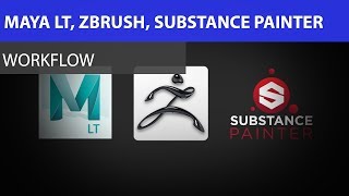 Maya LT to Zbrush to Substance Painter Workflow