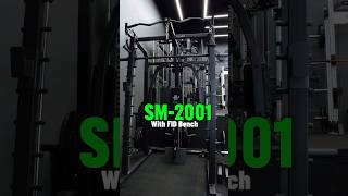 Chest work out with our  Smith Machine SM-2001! #chestworkout  #fyp #bodybuilding #homegym