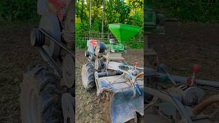 Power Tiller with Rice mile haler S.N.C Kamco Power tiller #cultivator #rotarytiller #agriculture