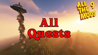 Completing EVERY QUEST in All The Mods 9: Day 2!