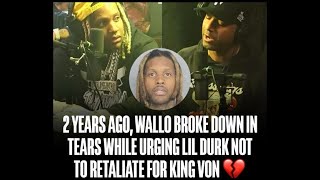 Wallo Tried To Give Lil Durk Millions Dollaz Worth Of Game But Durk Didn’t Receive The Msg 💎