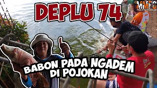 Lomba Mancing Ikan Mas || Kolam Pemancingan DEPLU 74 || 1 Lapak 2 Joran.