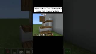 Minecraft:  Modern Bunk Bed| #shorts #minecraft #minecrafttutorials|How to Build - Tutorial #1