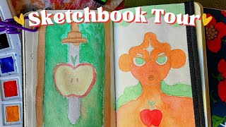 ✨ sketchbook tour | ft. a lot of watercolors 🎨✨