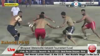 Kalsian vs Kaunke Final Match Bhogiwal (Malerkotla)